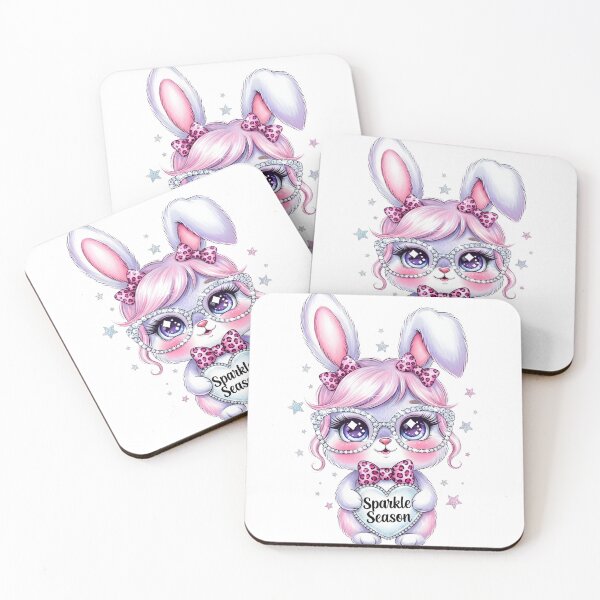 Item preview, Cute Bunny with Rhinestone Sunglasses PNG | Sparkle Season Glam Design designed and sold by Ellen'Studio.