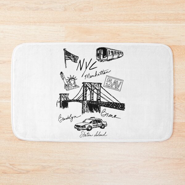 Item preview, NYC Landmarks Sketch Illustration designed and sold by Oniyasha.