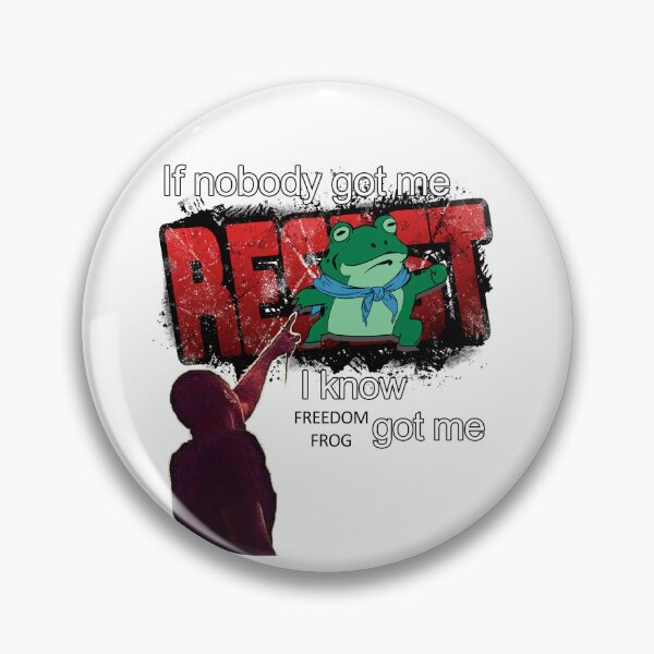 Artikelvorschau, Freedom Frog Got ME weiß entworfen und verkauft von AdamTKDraws!.