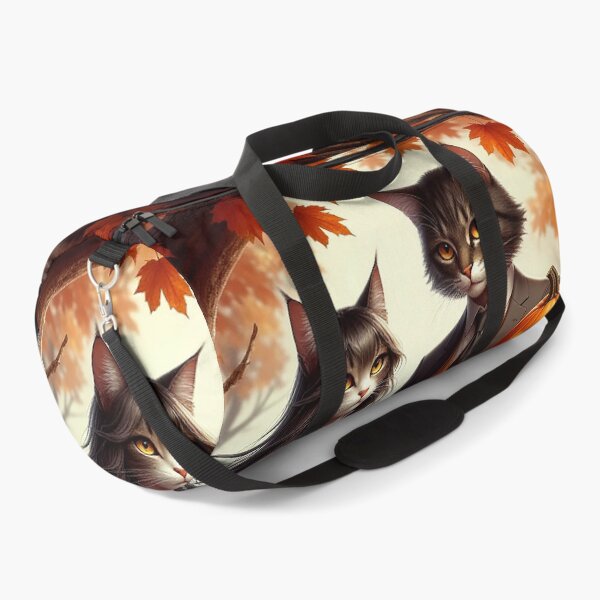 Item preview, Halloween Cats – Elegant Feline Couple with Pumpkins designed and sold by AmetistLight.
