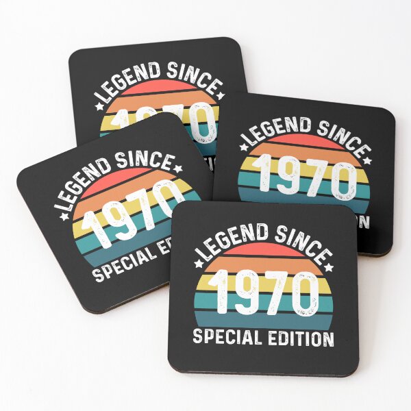Item preview, Legend Since 1970 - Vintage Retro Special Edition Birthday Celebration  designed and sold by Shape Snip Studio.