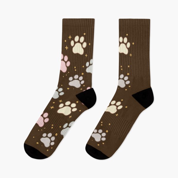 Item preview, Cute Paw Print Pattern – Pastel Kawaii Animal Footprints designed and sold by Tidarat-27.