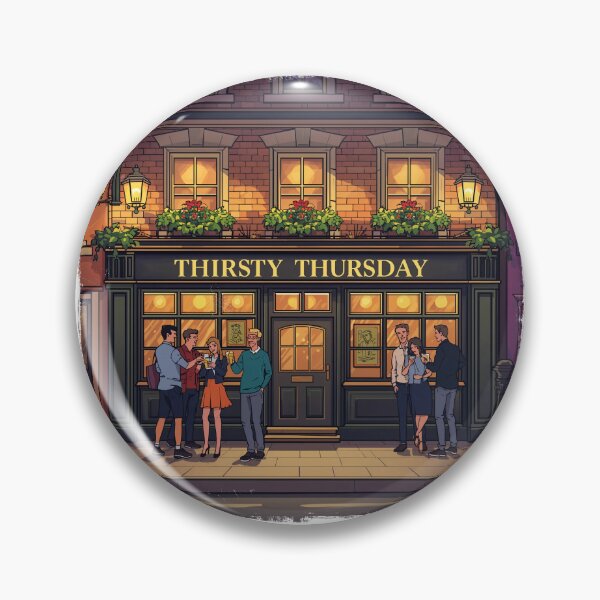 Item preview, Thirsty Thursday - Beer Lovers Bar Hopping designed and sold by Loom on the Loch.