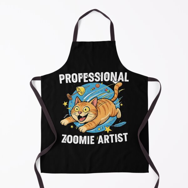 Item preview, Professional Zoomie Artist Cat designed and sold by Silent Watch Threads..