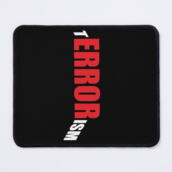 Item preview, Terrorism Is an Error – Minimalist Typography Pun Design designed and sold by simpledarkwavewisdom.