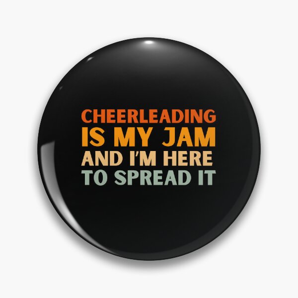 Item preview, Cheerleading Is My Jam Funny Colorful Cheerleader designed and sold by StrideSuccess.
