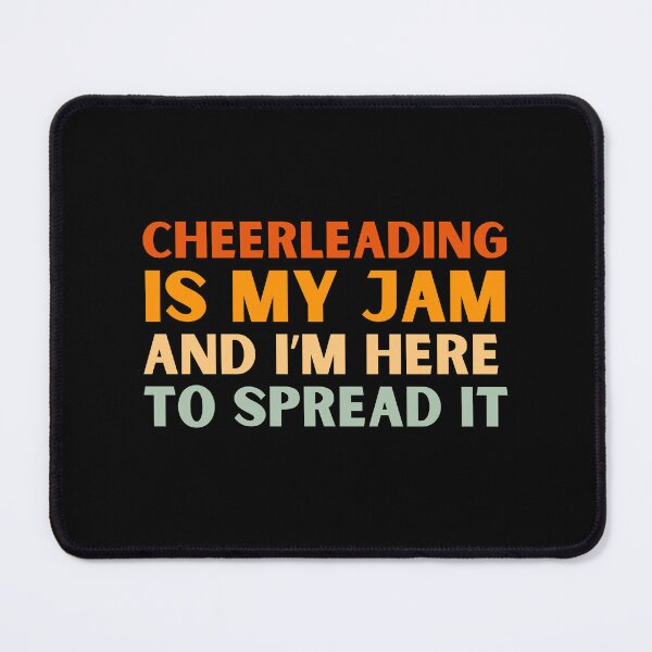 Item preview, Cheerleading Is My Jam Funny Colorful Cheerleader designed and sold by StrideSuccess.