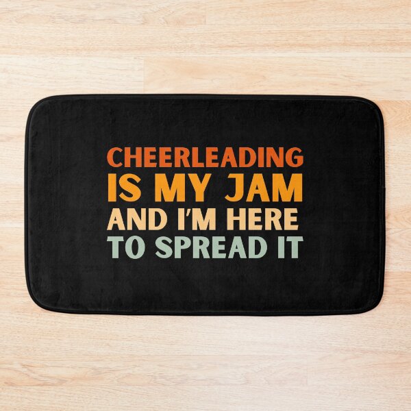 Item preview, Cheerleading Is My Jam Funny Colorful Cheerleader designed and sold by StrideSuccess.
