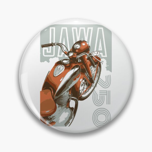 Item preview, Jawa 250 - Motocicleta retro clásica: estilo y leyenda designed and sold by tupaffi.