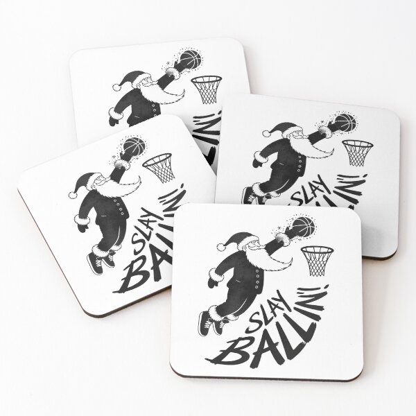 Item preview, Slay Ballin Santa Christmas Basketball Design designed and sold by MonkiFlipp.
