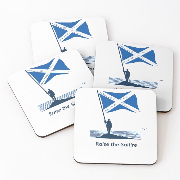 Item preview, Raise the Saltire Scottish Flag - Scotland Pride Graphic designed and sold by Loom on the Loch.
