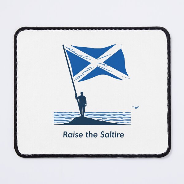 Item preview, Raise the Saltire Scottish Flag - Scotland Pride Graphic designed and sold by Loom on the Loch.