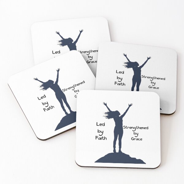 Item preview, Led by Faith, Strengthened by Grace designed and sold by MMM Designs.