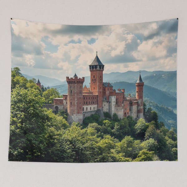 Item preview, Castle on the mountain designed and sold by Palatinasart.