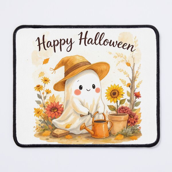 Item preview, Cute Ghost Gardener Art designed and sold by Kedspicedesign.