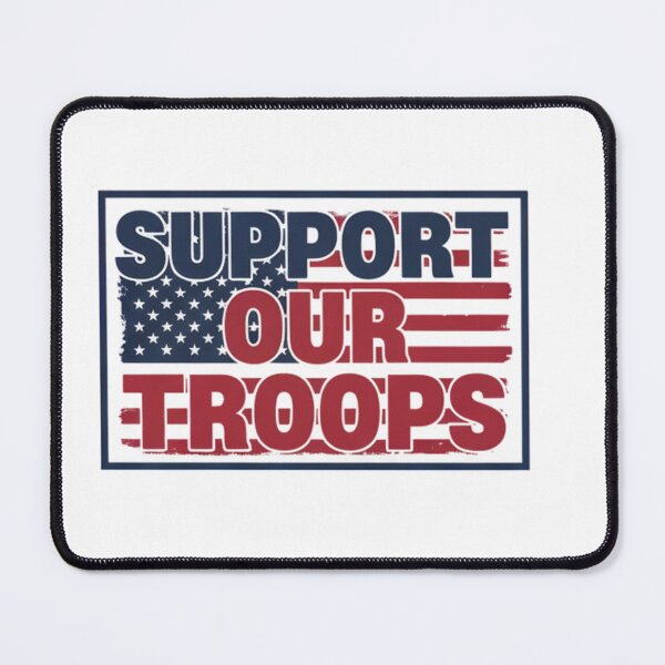Item preview, Support Our Troops Patriotic T-Shirt designed and sold by MofazStyle.