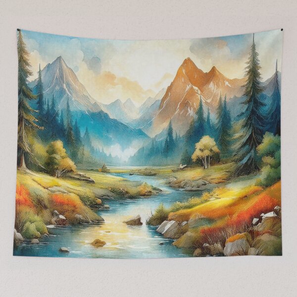 Item preview, Landscape in Watercolor designed and sold by MystAvalon.