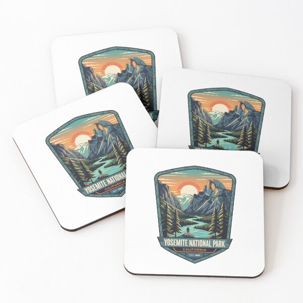 Item preview, Yosemite National Park vintage Travel Patch  designed and sold by LittleArij.