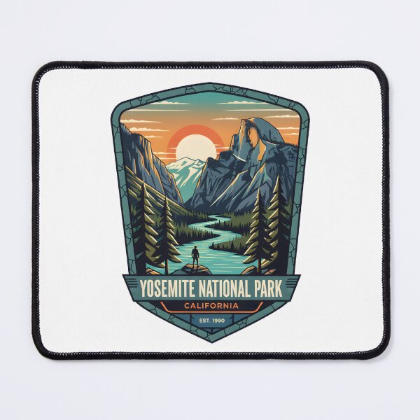 Item preview, Yosemite National Park vintage Travel Patch designed and sold by LittleArij.