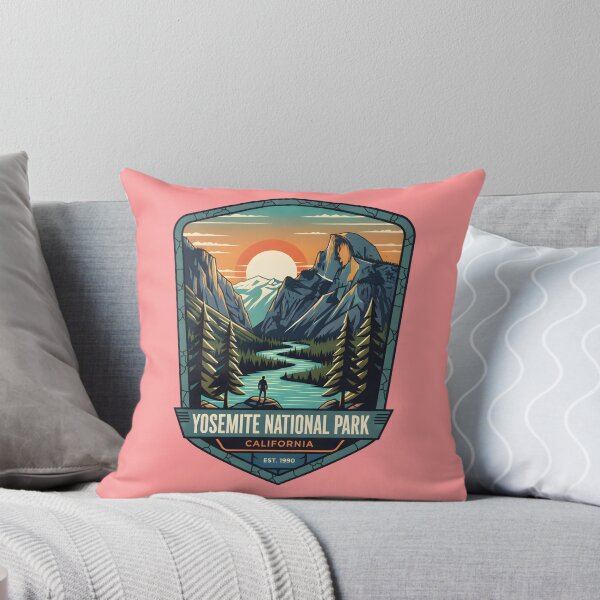 Item preview, Yosemite National Park vintage Travel Patch  designed and sold by LittleArij.