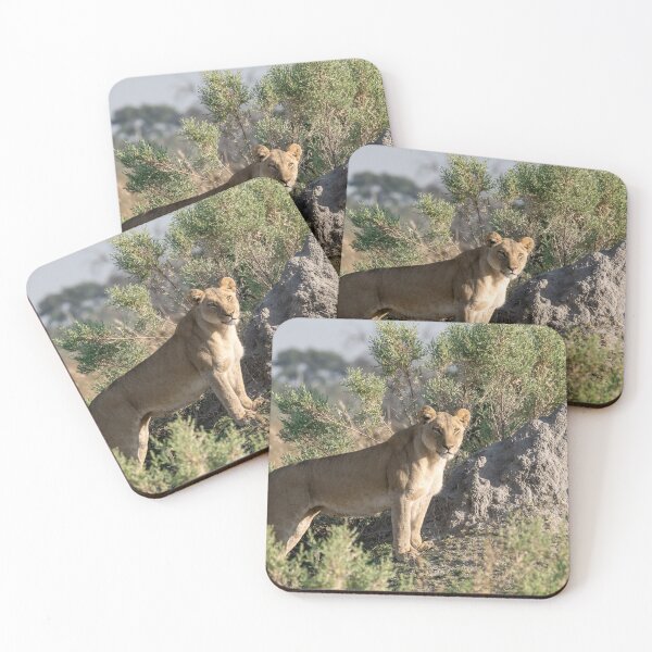 Item preview, Sentinel of the Mound — Lioness at the Edge, Moremi designed and sold by DavideAntoniani.