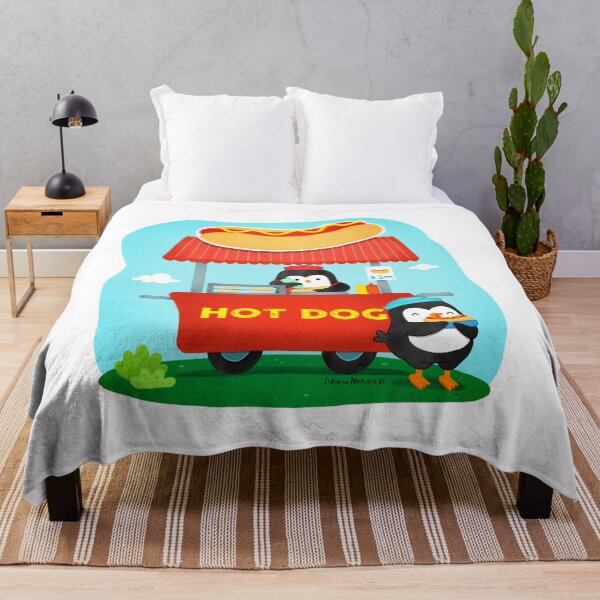 Item preview, Penguin Small Business: Hot Dog Cart designed and sold by julianamotzko.