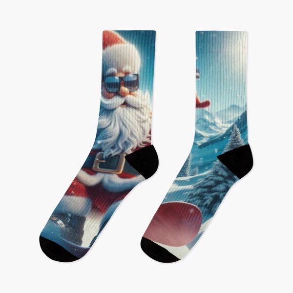 Artikelvorschau, Snowboarding Santa entworfen und verkauft von mrf2thed.