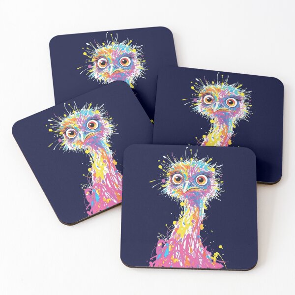 Item preview, Funny colorful bird.Ostrich. designed and sold by MagelliShop.