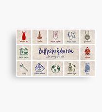 Battlestar Galactica - Minimalist Poster 2 Canvas Print