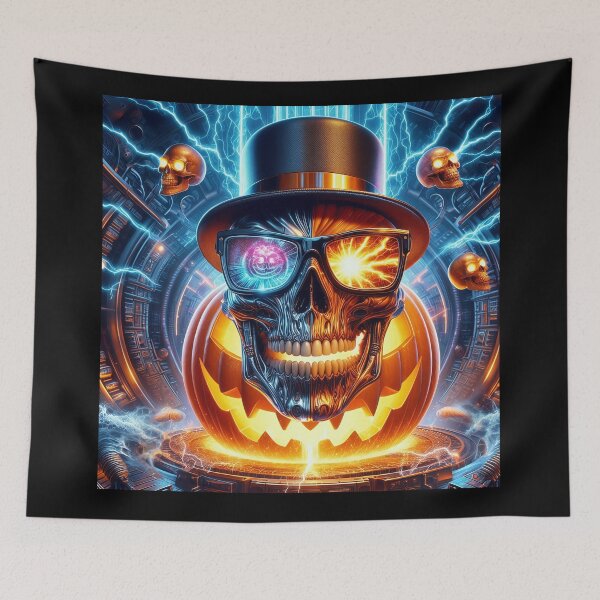 Item preview, Halloween Cybernetic Skeleton Electric Glow designed and sold by Voodoo Store Paranormal Collections.