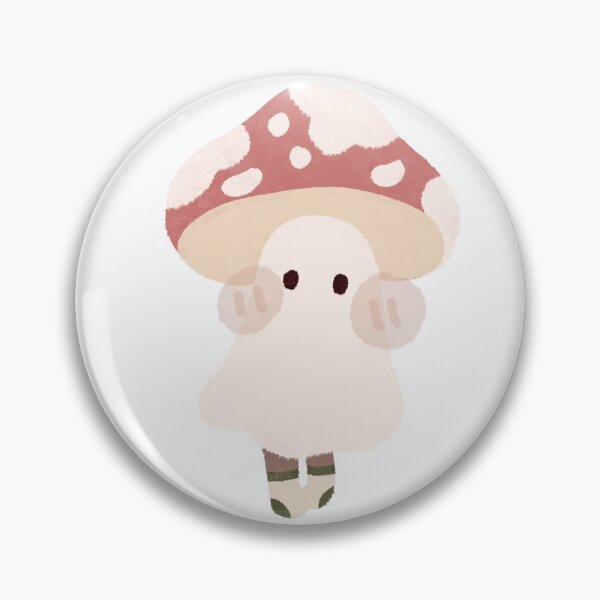 Item preview, Cute mushroom ghost designed and sold by cozyfrogstudios.
