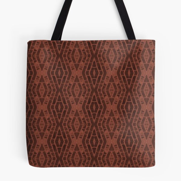 Item preview, Brick Diamond Stripes Brown 9b4d3a designed and sold by Art in My Loft.