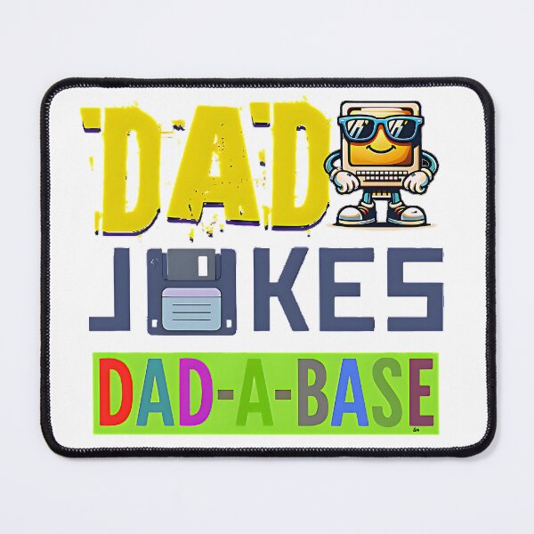 Item preview, Dad Joke Dad-a-Base Design | Funny Geek Dad Gift | Retro PC & Floppy Disk Humor designed and sold by MagicShop3000.