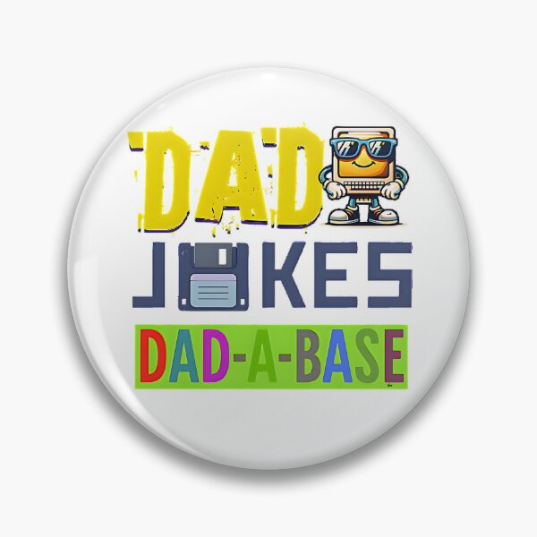 Item preview, Dad Joke Dad-a-Base Design | Funny Geek Dad Gift | Retro PC & Floppy Disk Humor designed and sold by MagicShop3000.
