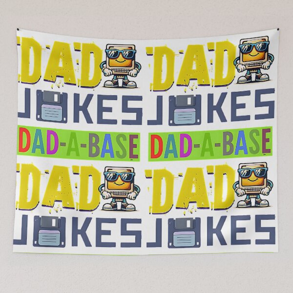 Item preview, Dad Joke Dad-a-Base Design | Funny Geek Dad Gift | Retro PC & Floppy Disk Humor designed and sold by MagicShop3000.