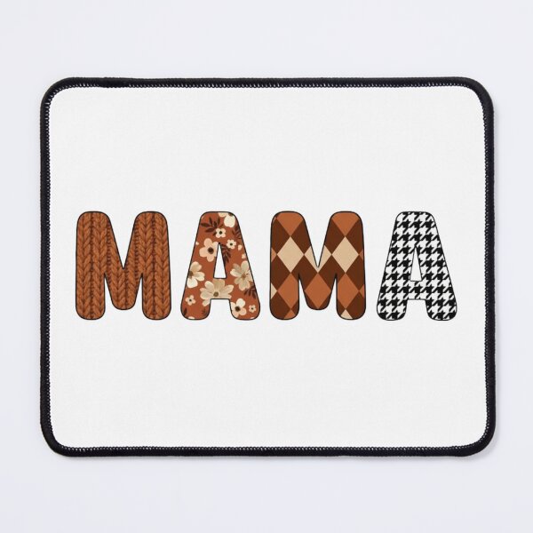 Item preview, Rust Orange MAMA Plaid Knit T-Shirt, Cozy Autumn Mama Bear Trendy Tee designed and sold by Khokha80.