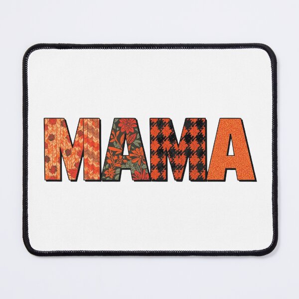 Item preview, Rust Orange MAMA Plaid Knit T-Shirt, Cozy Autumn Mama Bear Trendy Tee designed and sold by Khokha80.