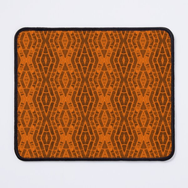 Item preview, Brick Diamond Stripes Orange f56a00 designed and sold by Art in My Loft.