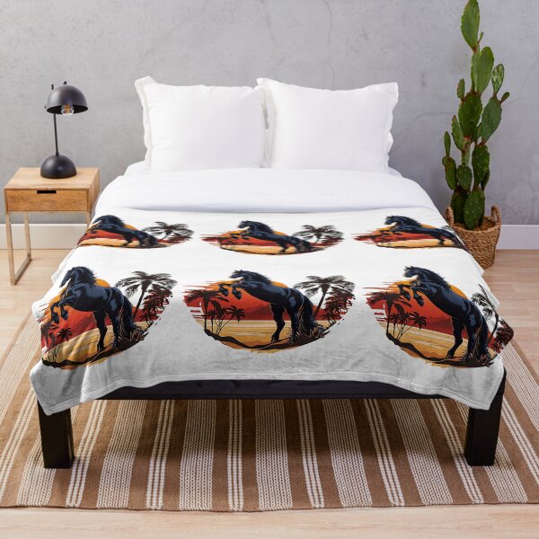 Artikelvorschau, Majestätisches Wild West Pferd Grafik T-Shirt – Vintage Sonnenuntergang, Geschenk für Pferdeliebhaber, Reiter Cowboy & Cowgirl Top, Süßes Pferdedesign entworfen und verkauft von MagicShop3000.
