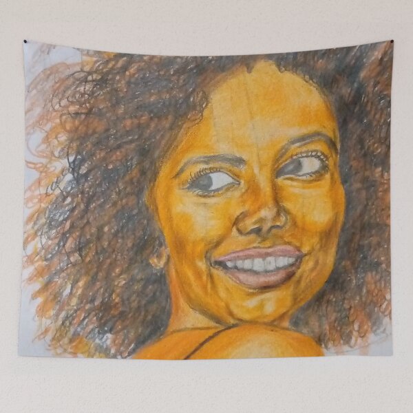 Item preview, Winking Grace designed and sold by ColsamArtWork.