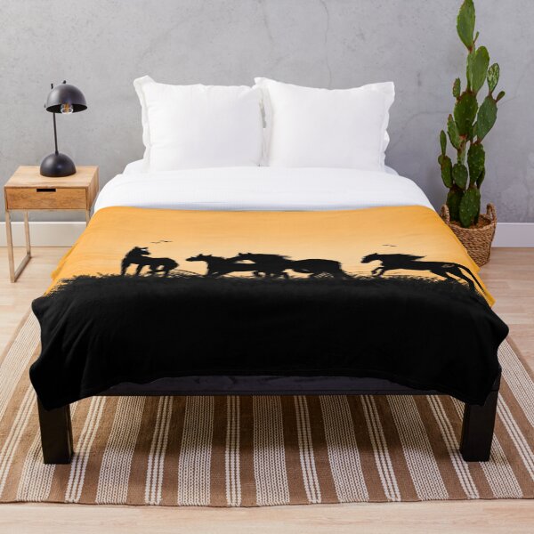 Aperçu de l'œuvre Mustangs en Amérique V.2 créée et vendue par StyxStore.