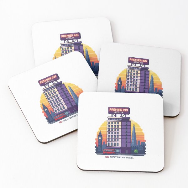 Item preview, Premier inn fan Pixel artwork Sticker designed and sold by Nubitra.