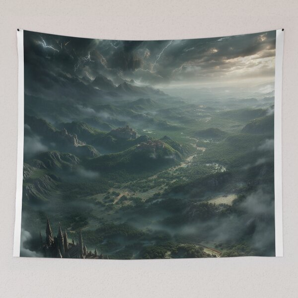 Item preview, The Storm Above Aethernor designed and sold by oanaunciuleanu.