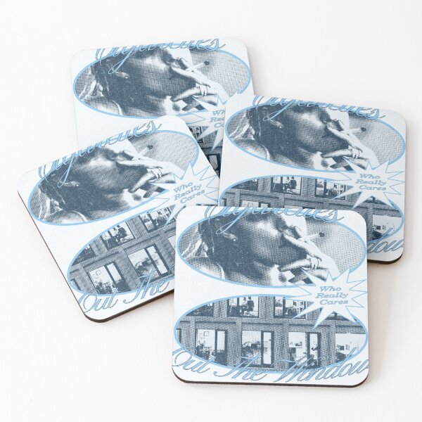 Item preview, Cigarettes Out the Window – Blue Duotone Collage designed and sold by Adronia.