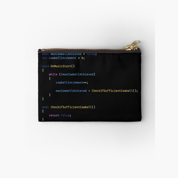 Item preview, Nerdy More Cowbell Coding Humour designed and sold by KindOfABigDealTees.