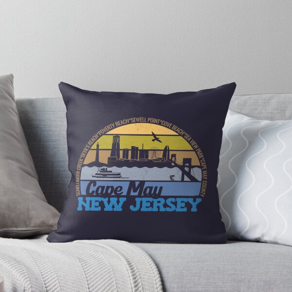 Item preview, Cape May New Jersey Sunset Retro Vintage Local Pride Logo designed and sold by CRHPOD20.