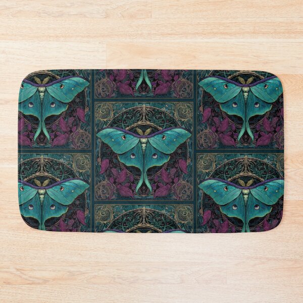 Item preview, Art nouveau Luna moth designed and sold by MendaciousMina.