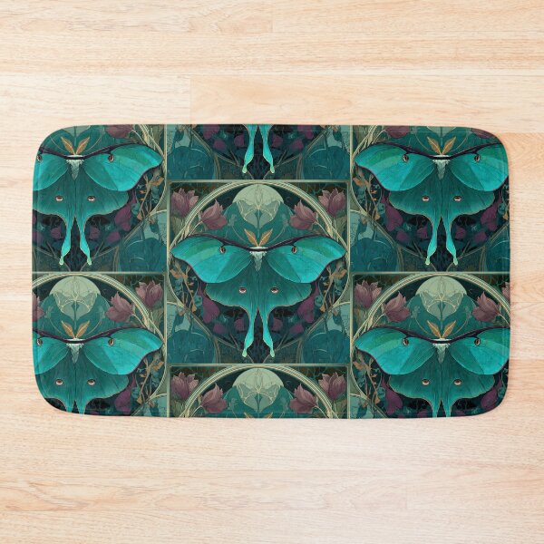 Item preview, Art nouveau Luna moth designed and sold by MendaciousMina.