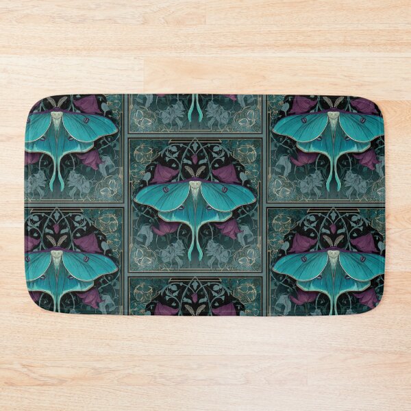 Item preview, Art nouveau Luna moth designed and sold by MendaciousMina.