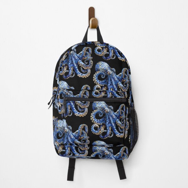 Item preview, Blue Octopus Illustration designed and sold by Liededrom..